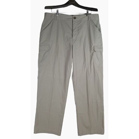 Cabela's Gray Cargo Pants Men's  36 X 30 (93%‎ Nylon 7% Spandex) - Picture 1 of 11